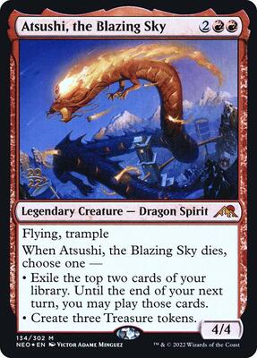 Atsushi, the Blazing Sky card from Prerelease Cards