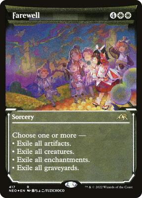 Farewell (Showcase) (Foil Etched) card from Kamigawa: Neon Dynasty