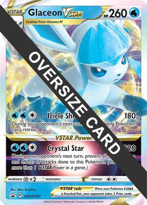 Glaceon VSTAR - SWSH197 card from Jumbo Cards