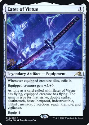 Eater of Virtue card from Prerelease Cards