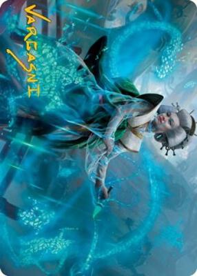 Bearer of Memory Art Card (Gold-Stamped Signature) card from Art Series: Kamigawa: Neon Dynasty
