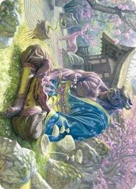 Kosei, Penitent Warlord Art Card card from Art Series: Kamigawa: Neon Dynasty