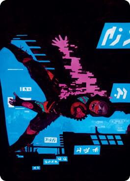Return to Action Art Card card from Art Series: Kamigawa: Neon Dynasty