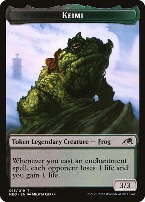 Keimi Token card from Kamigawa: Neon Dynasty