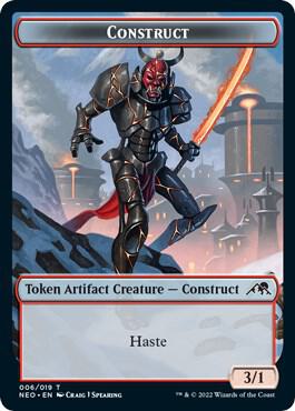 Construct Token (006) card from Kamigawa: Neon Dynasty