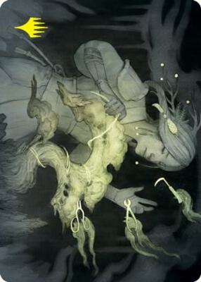 Careful Cultivation Art Card (Gold-Stamped Signature) card from Art Series: Kamigawa: Neon Dynasty