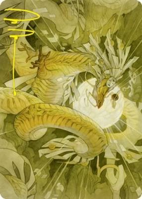 Brilliant Restoration Art Card (Gold-Stamped Signature) card from Art Series: Kamigawa: Neon Dynasty