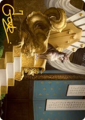 Yoshimaru, Ever Faithful Art Card (Gold-Stamped Signature) card from Art Series: Kamigawa: Neon Dynasty