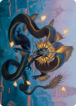 Ao, the Dawn Sky Art Card (25/81) card from Art Series: Kamigawa: Neon Dynasty