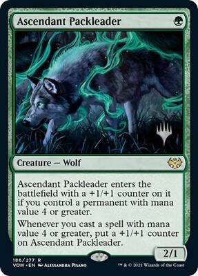 Ascendant Packleader card from Promo Pack: Innistrad: Midnight Hunt