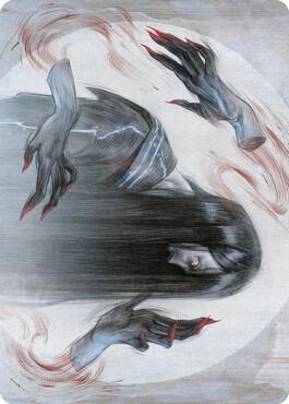 Clawing Torment Art Card card from Art Series: Kamigawa: Neon Dynasty