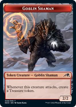 Goblin Shaman Token card from Kamigawa: Neon Dynasty