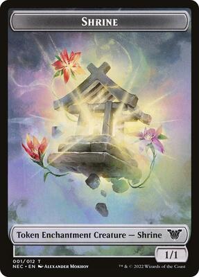 Shrine Token card from Commander: Kamigawa: Neon Dynasty