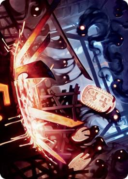 Smoke Spirits' Aid Art Card card from Art Series: Kamigawa: Neon Dynasty