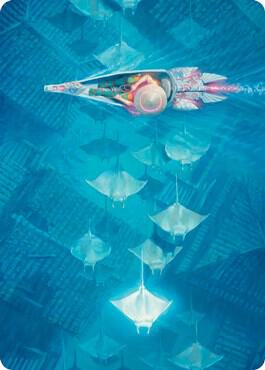 Discover the Impossible Art Card card from Art Series: Kamigawa: Neon Dynasty