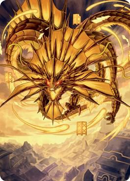 Ao, the Dawn Sky Art Card (46/81) card from Art Series: Kamigawa: Neon Dynasty