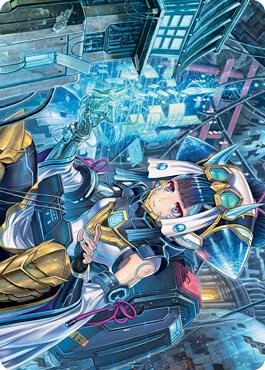 Covert Technician Art Card card from Art Series: Kamigawa: Neon Dynasty