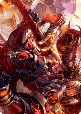 Upriser Renegade Art Card card from Art Series: Kamigawa: Neon Dynasty