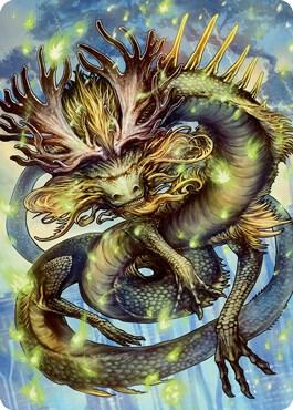 Kura, the Boundless Sky Art Card card from Art Series: Kamigawa: Neon Dynasty