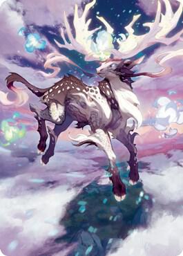 Hinata, Dawn-Crowned Art Card card from Art Series: Kamigawa: Neon Dynasty