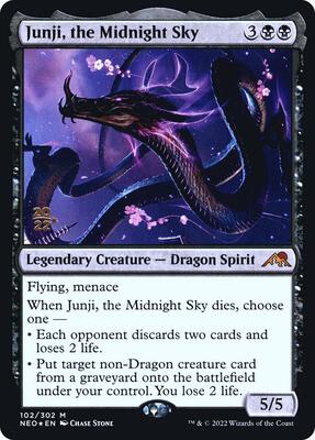 Junji, the Midnight Sky card from Prerelease Cards