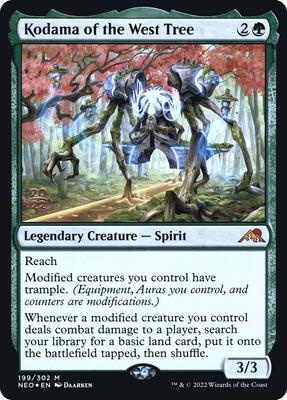 Kodama of the West Tree card from Prerelease Cards