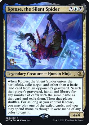 Kotose, the Silent Spider card from Prerelease Cards