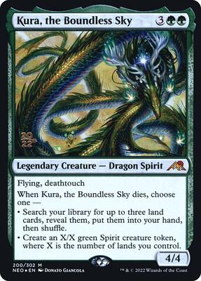 Kura, the Boundless Sky card from Prerelease Cards