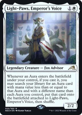 Light-Paws, Emperor's Voice card from Prerelease Cards
