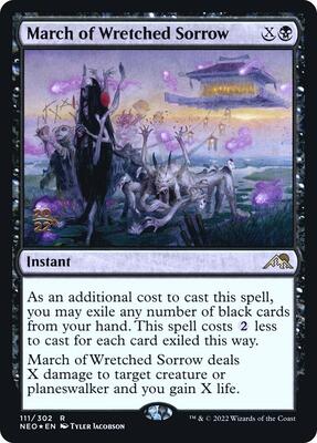 March of Wretched Sorrow card from Prerelease Cards
