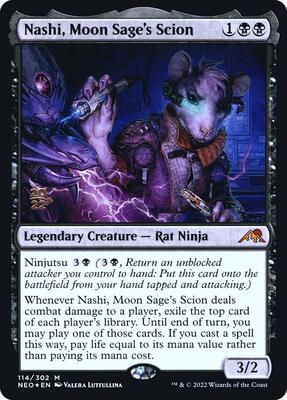 Nashi, Moon Sage's Scion card from Prerelease Cards
