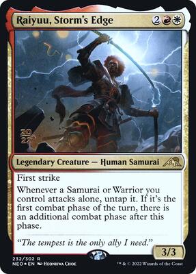 Raiyuu, Storm's Edge card from Prerelease Cards