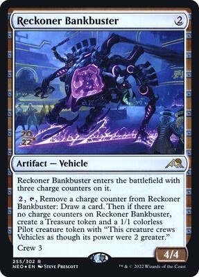 Reckoner Bankbuster card from Prerelease Cards