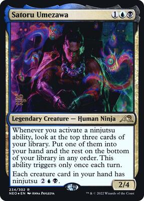 Satoru Umezawa card from Prerelease Cards