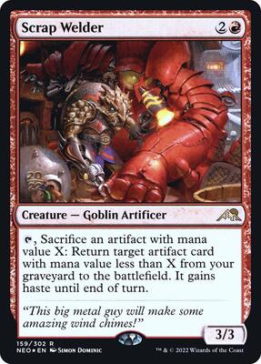 Scrap Welder card from Prerelease Cards