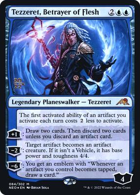 Tezzeret, Betrayer of Flesh card from Prerelease Cards