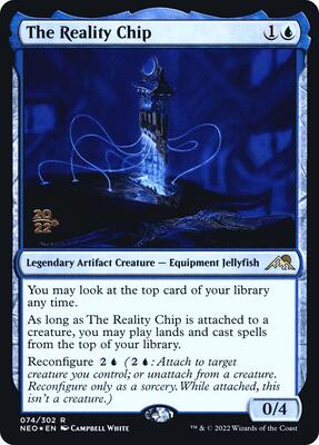 The Reality Chip card from Prerelease Cards