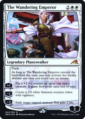 The Wandering Emperor card from Prerelease Cards