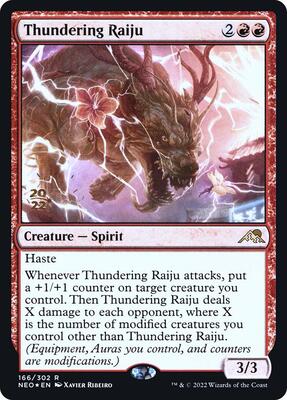 Thundering Raiju card from Prerelease Cards