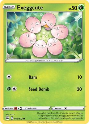 Exeggcute card from SWSH09: Brilliant Stars