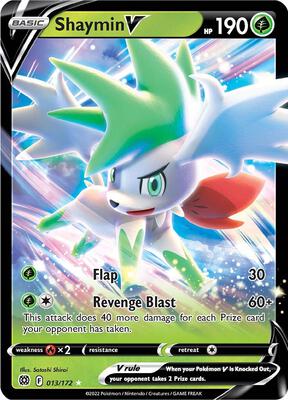 Shaymin V card from SWSH09: Brilliant Stars