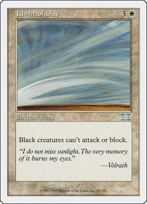 Light of Day card from Classic Sixth Edition