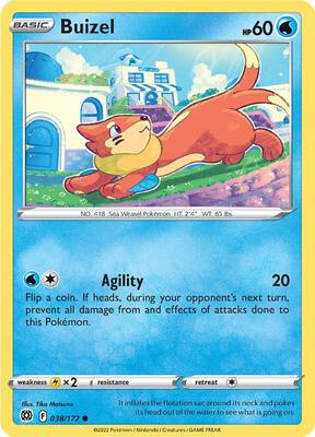 Buizel card from SWSH09: Brilliant Stars