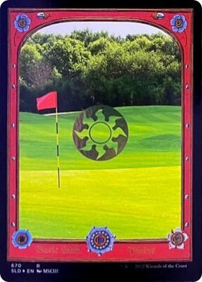Plains // Battlefield Forge card from Secret Lair Drop Series