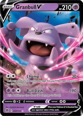 Granbull V card from SWSH09: Brilliant Stars