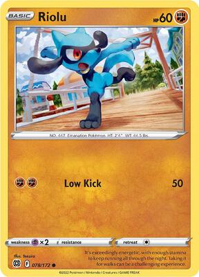 Riolu card from SWSH09: Brilliant Stars
