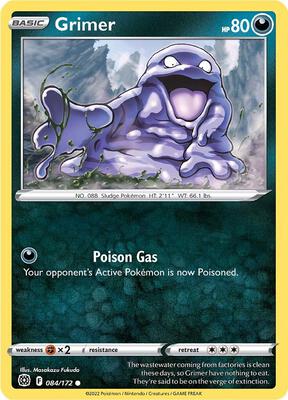 Grimer card from SWSH09: Brilliant Stars