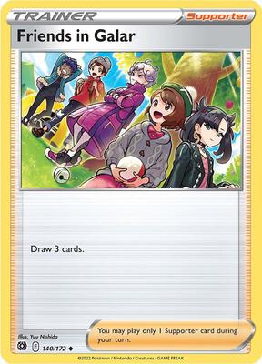 Friends in Galar card from SWSH09: Brilliant Stars