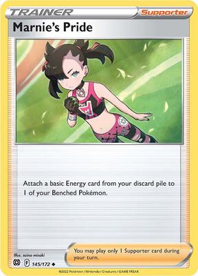 Marnie's Pride card from SWSH09: Brilliant Stars