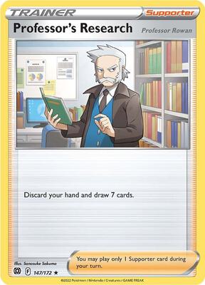 Professor's Research [Professor Rowan] card from SWSH09: Brilliant Stars